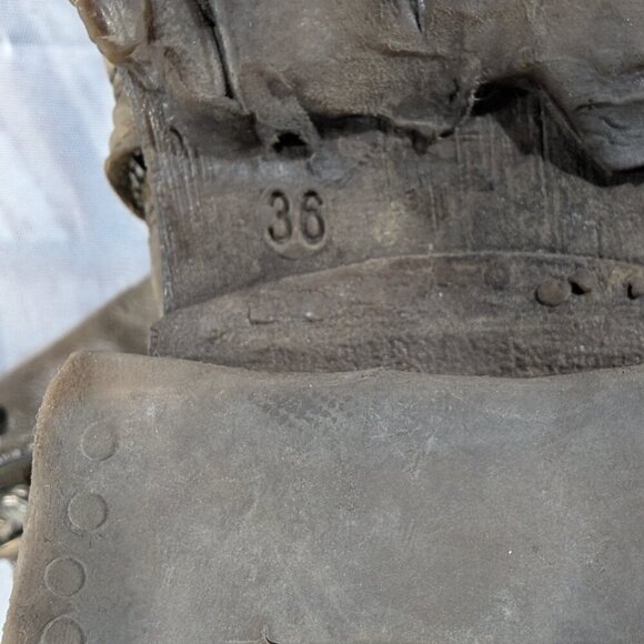 A.S.98 Women's Smoke Brown Zipper Emerson Boot Size 36 - Picture 8 of 9